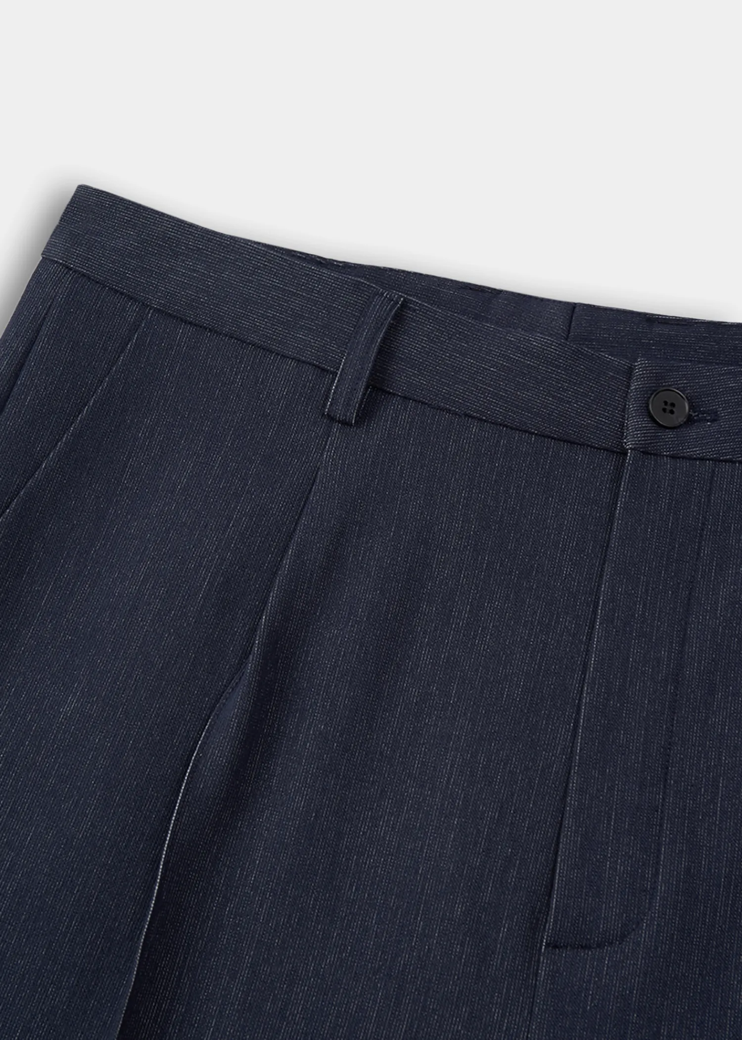 One-Tucked Back-Banded Wide Pants - Ảnh 8
